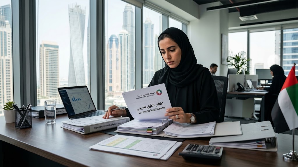 التدقيق الضريبي في الإمارات: وصلني إخطار تدقيق، ماذا أفعل؟