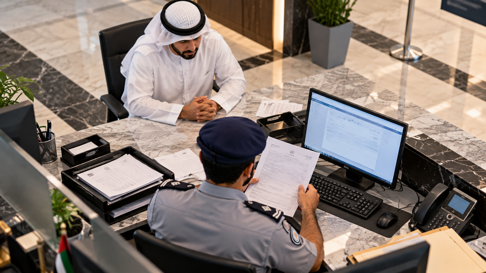 فتح بلاغ في شرطة أبوظبي: متى يتحول إلى قضية جنائية؟