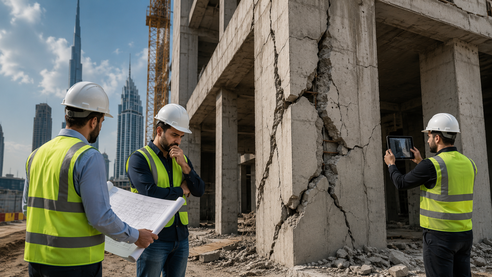 ما هو الضمان العشري ومسؤولية المقاول والمهندس عن العيوب الخفية في القانون الإماراتي؟