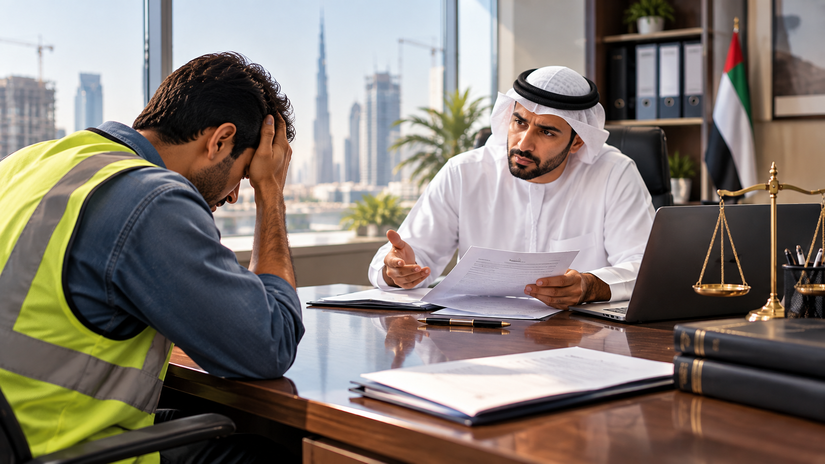 القضايا العمالية في الإمارات