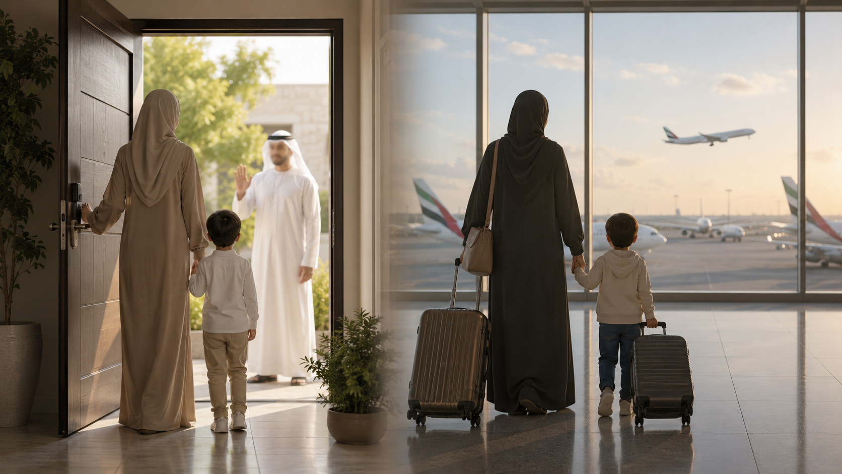 ما حقوق رؤية المحضون واستزارته والسفر به بعد الطلاق في القانون الإماراتي